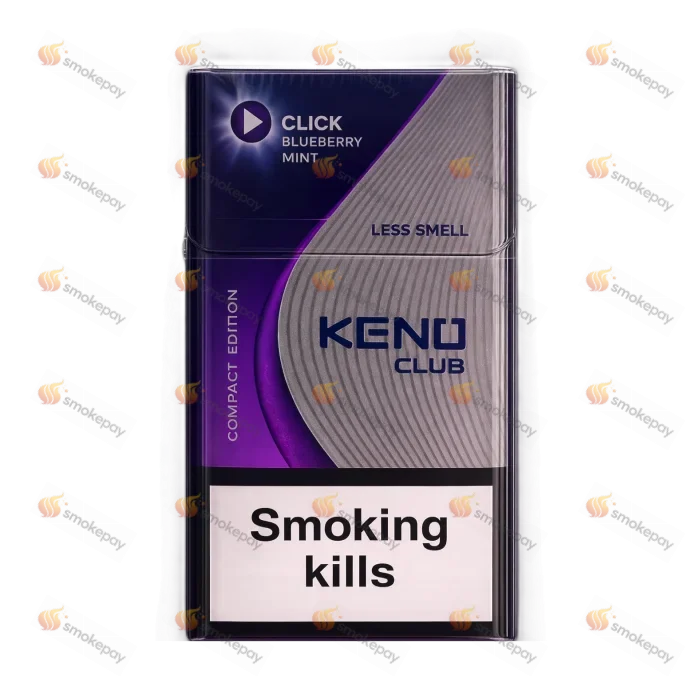 Сигарети Keno Club Compact Blueberry Mint Capsule (Чорниця М'ята) (20шт)