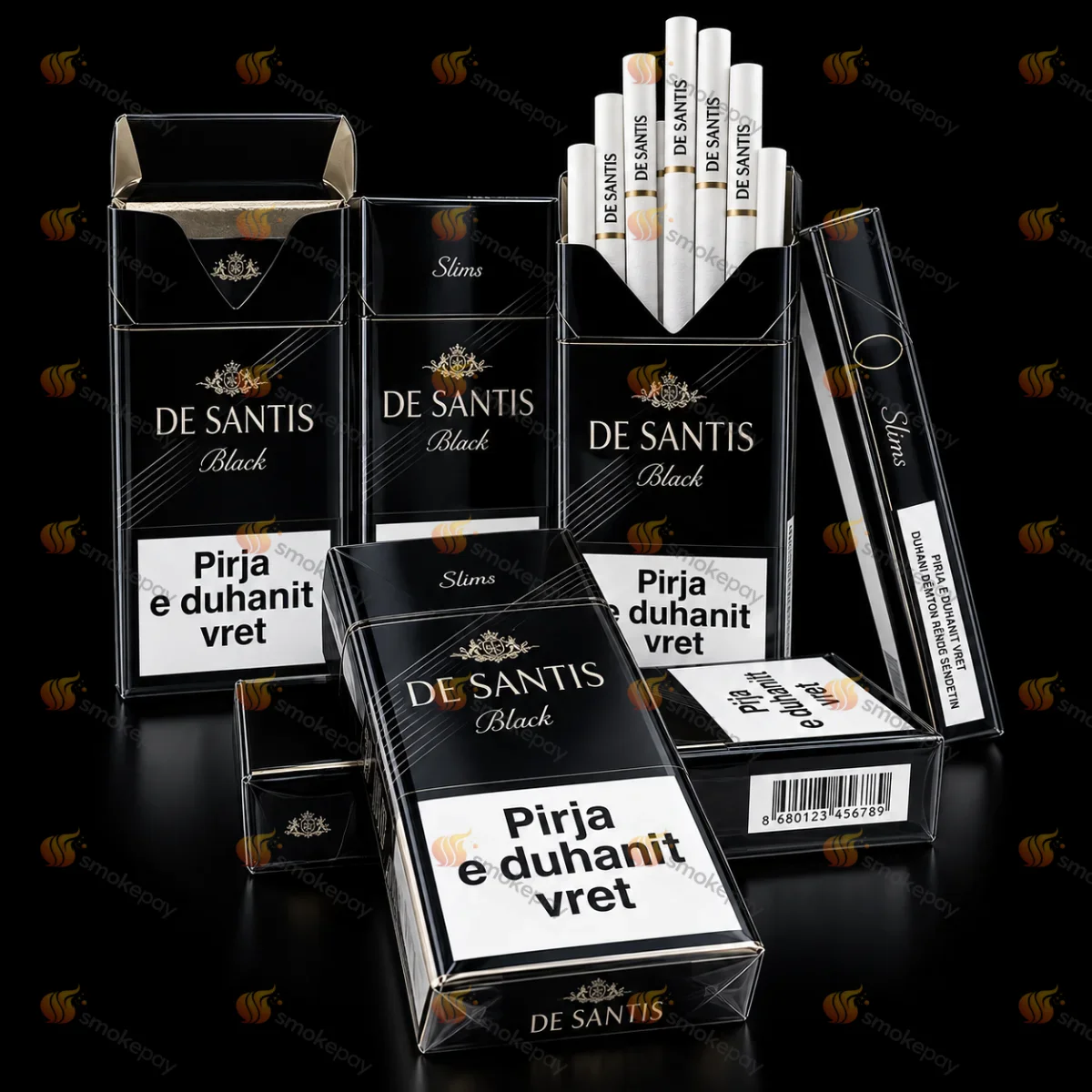 Сигарети De Santis Slims Black